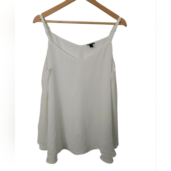 torrid Tops - Torrid Elegant White Camisole Size 1